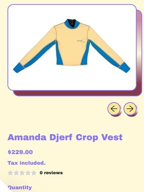 atmosea amanda crop surf vest